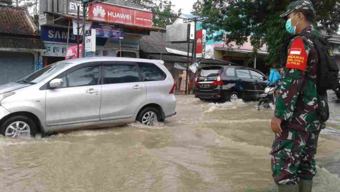 Banjir di Pangandaran meluas