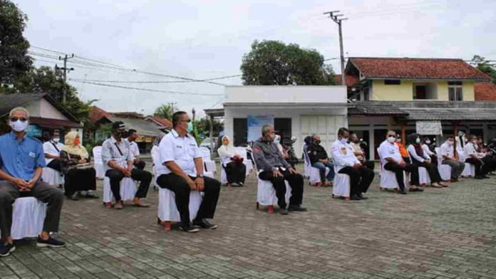 Deklarasi Desa ODF di Banjarsari Ciamis Terapkan Prokes