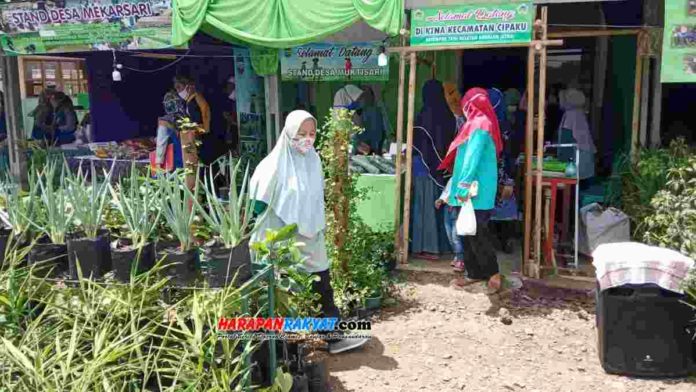 Giat HKP ke-48, KTNA Cipaku Ciamis ajak petani tetap berproduksi. Foto: Edji Darsono/HR.