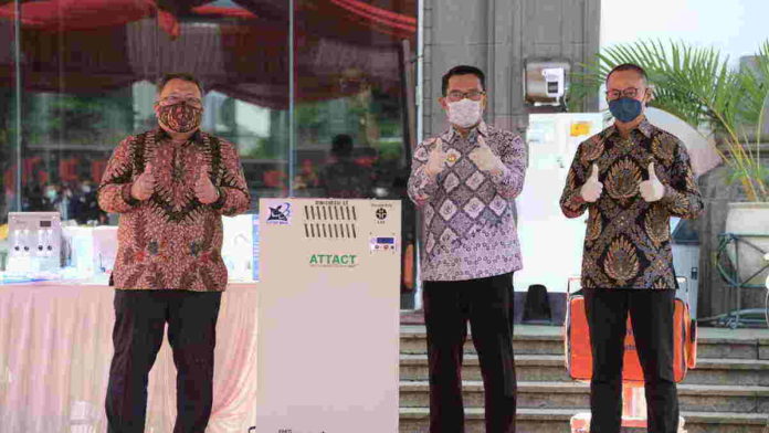 Jabar Terima Produk Inovasi Penanganan COVID-19 dari Kemenristek
