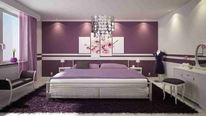 Kamar Nuansa Ungu Dengan Berbagai Tips Pendukungnya