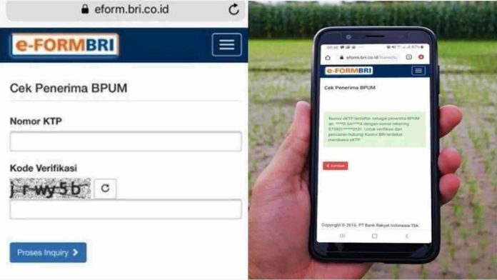 Klik eform.bri.co.id/bpum Desember, cek penerima BLT UMKM bulan ini. Foto: Net/Ist.