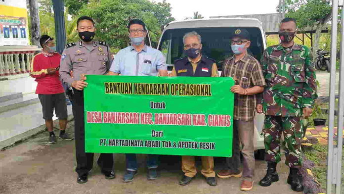 PT Hartadinata Sumbang Mobil Layanan Masyarakat untuk 2 Desa di Ciamis