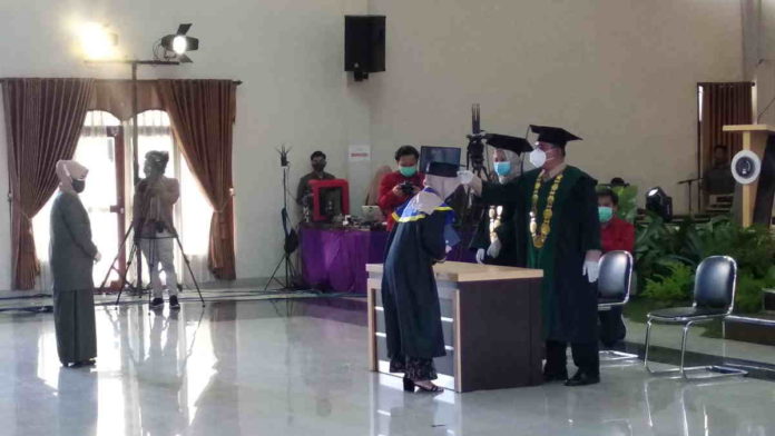Patuhi Prokes, Stikes Muhammadiyah Ciamis Gelar Wisuda Secara Virtual