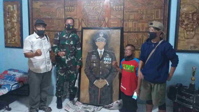 Rumah Kreatif Karangkamulyan Berikan Kejutan untuk Dandim 0613 Ciamis