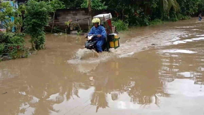 Sungai Citanduy Meluap Sejumlah Desa di Pangandaran Banjir
