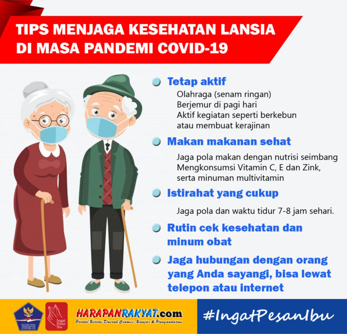 Tips Menjaga Kesehatan Lansia di Masa Pandemi Covid-19
