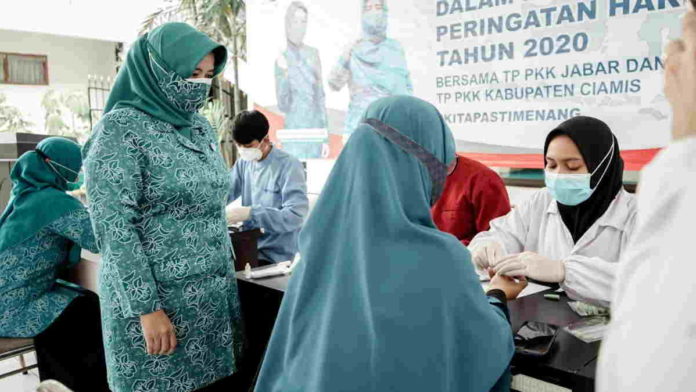 TP PKK Kabupaten Ciamis Gelar Rapid Test Gratis