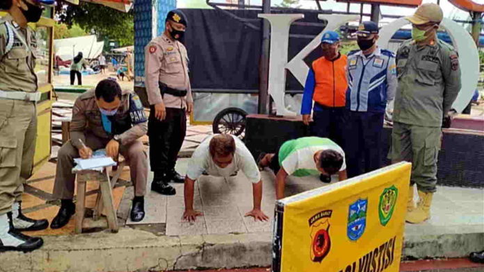 Tim Satgas Kota Banjar Tindak Ribuan Pelanggar Prokes