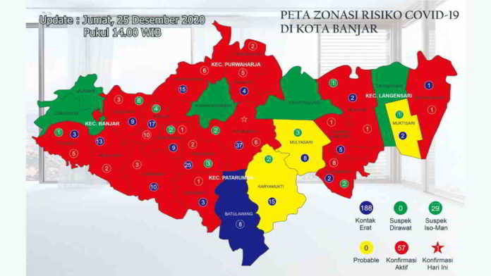 Zona Hijau Covid-19 di Kota Banjar Bertambah