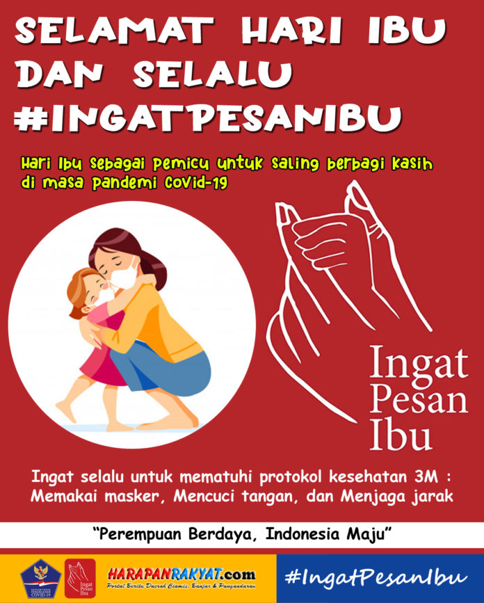 Selamat Hari Ibu dan Selalu #IngatPesanIbu 3M
