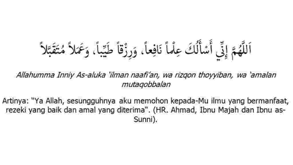 Amalan Setelah Sholat Subuh