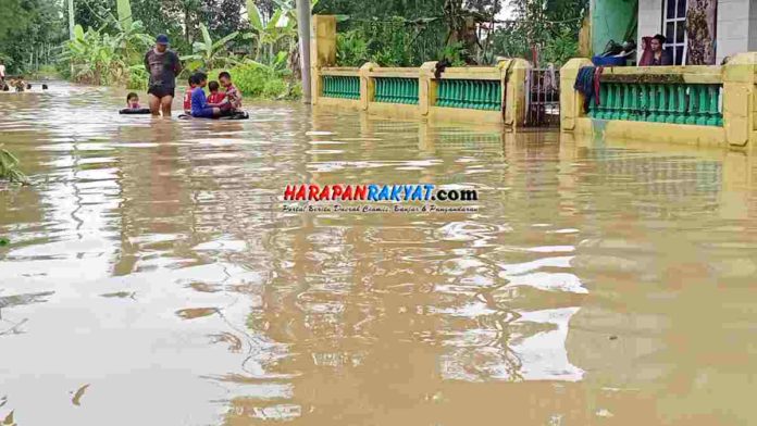 Banjir Langganan Rendam Puluhan Rumah di Sukaresik Tasikmalaya