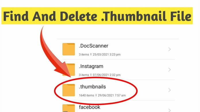 Hapus Thumbnail Android