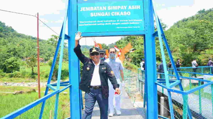 Jembatan Simpay Asih Garut Diresmikan Wagub Jabar