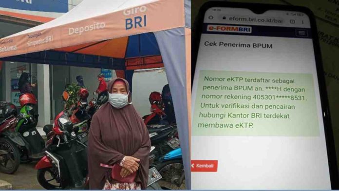 Penerima BLT UMKM di Ciamis