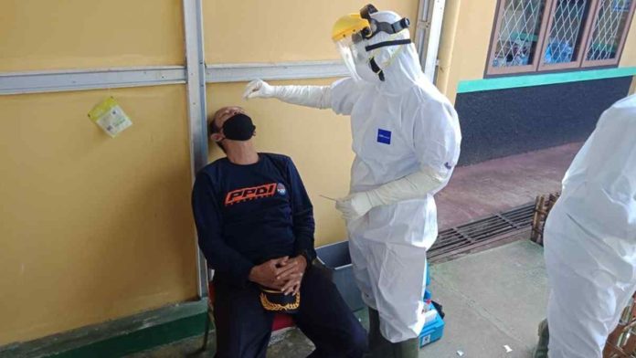 perangkat desa positif Covid-19