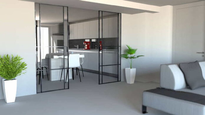 Pintu Aluminium Minimalis
