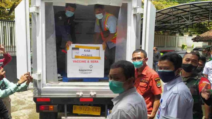 Sebanyak 6.600 Vaksin Sinovac Tiba di Kabupaten Ciamis