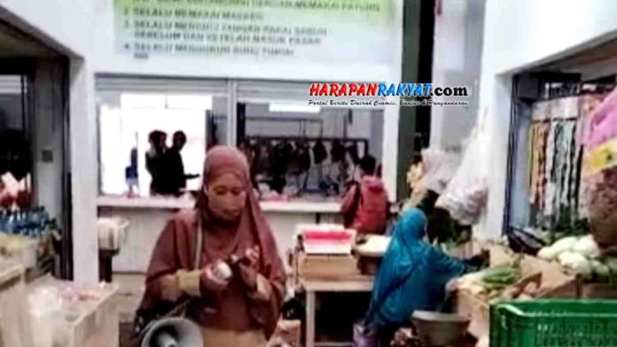 Selama PPKM Operasional Pasar Ciamis Dibatasi