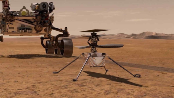Helikopter Mars Ingenuity NASA