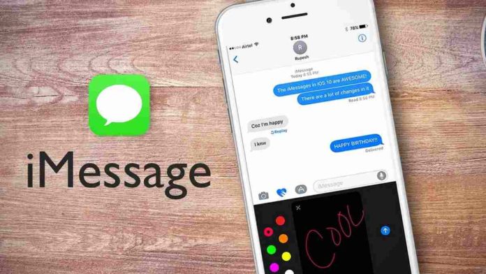Aplikasi iMessage di iPhone