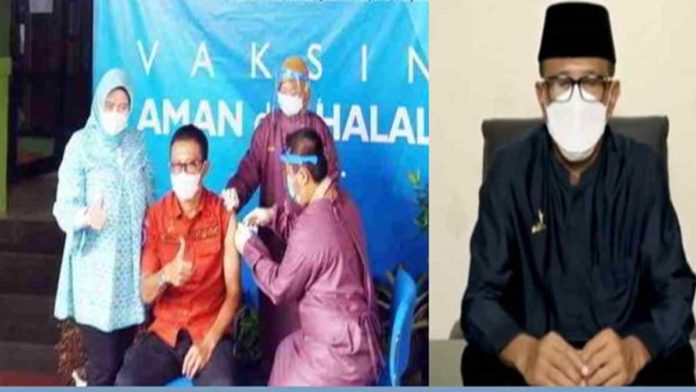 Bupati Ciamis Divaksin Positif Covid-19