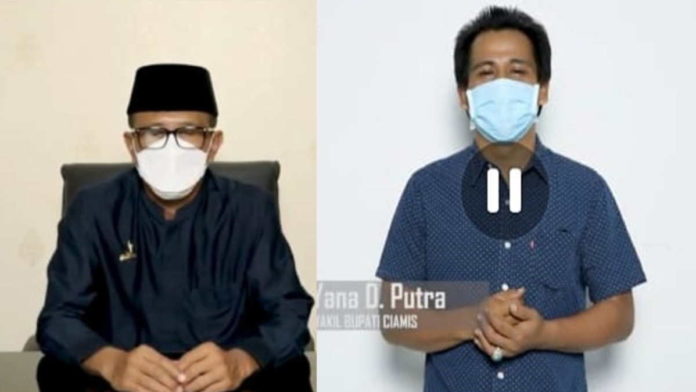 Bupati dan Wakil Bupati Ciamis Terkonfirmasi Positif Covid-19