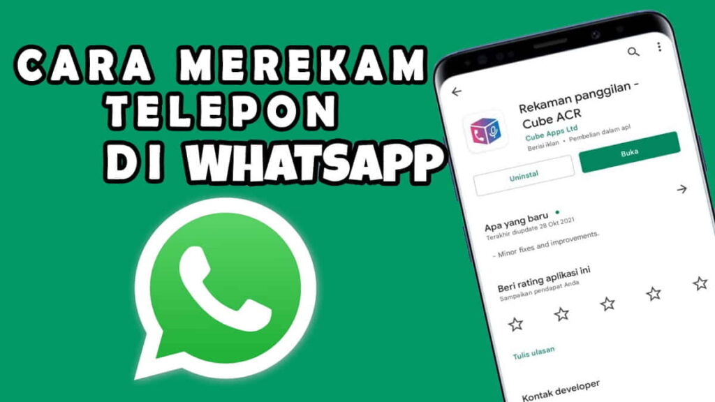 Cara Merekam Telepon WhatsApp