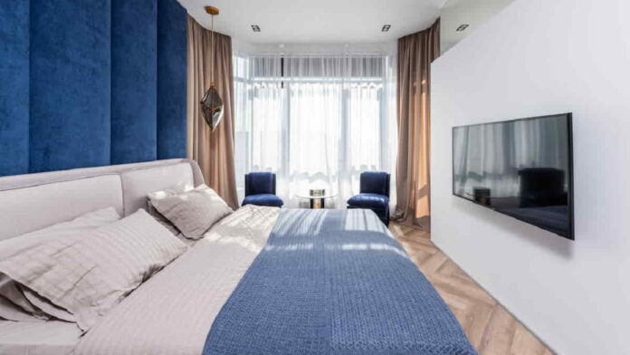 Desain Kamar Warna Biru