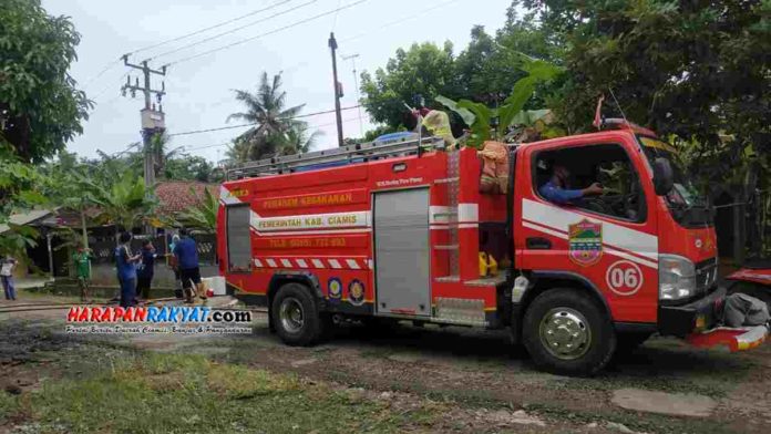 Tagana dan Damkar Ciamis