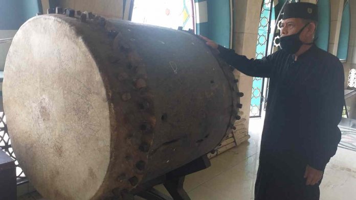 Bedug Peninggalan Bupati Galuh, Tersimpan Rapi di Masjid Agung Ciamis