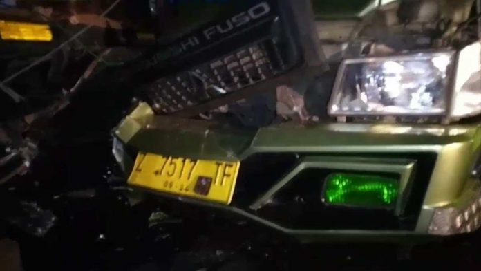 Mobil Tabrakan di Ciamis