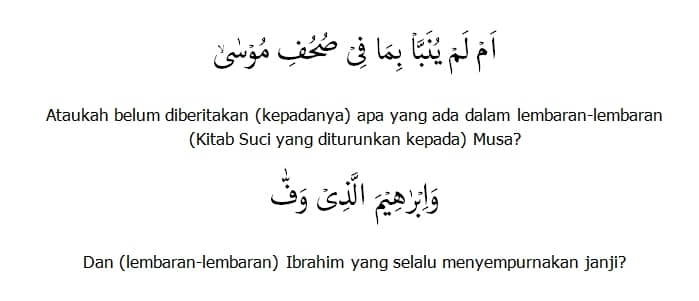 Nabi yang Menerima Suhuf