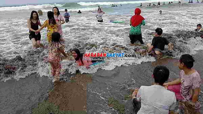 Obwis Pantai di Pangandaran Kembali Ramai Pengunjung