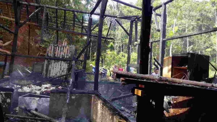 Rumah Warga Langkaplancar Pangandaran Ludes Terbakar