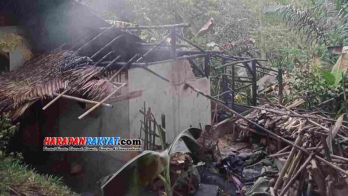 Rumah Warga Pamarican Ciamis Hangus Terbakar