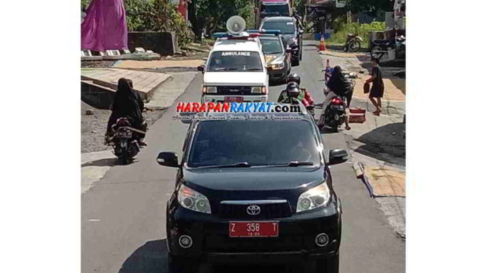 Satgas Banjaranyar Ciamis Sosialisasi PPKM Mikro Secara Gebyar
