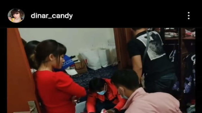Dinar Candy Digrebek Polisi, Hanya Prank? Terungkap Melalui Postingan