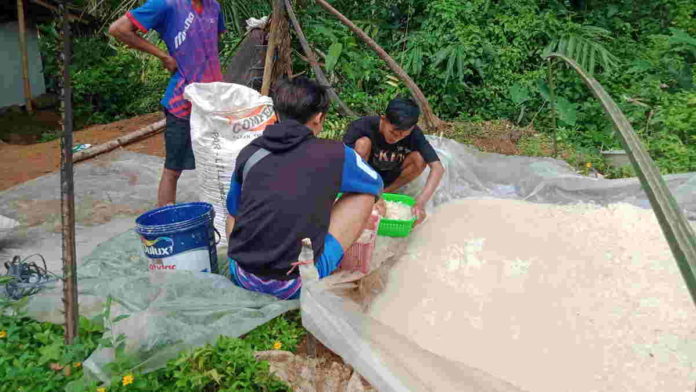 Kolang-kaling di Langkaplancar Pangandaran Tidak Laku