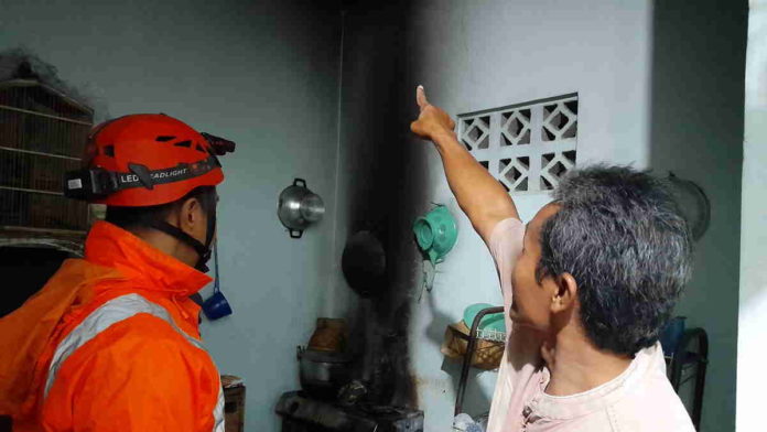 Lupa Matikan Kompor, Sebuah Kontrakan di Kota Banjar Nyaris Terbakar