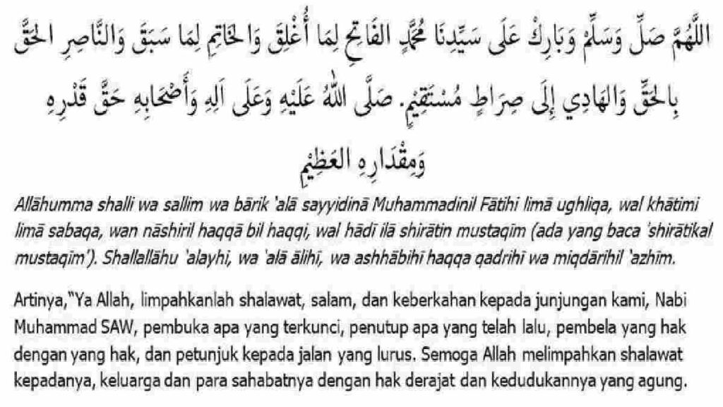 Macam-macam Sholawat Nabi