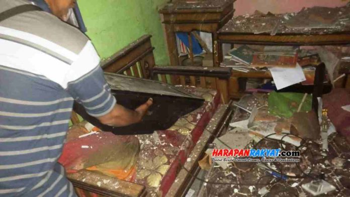 Tersambar Petir Jelang Buka Puasa, Rumah Warga di Ciamis ini Hancur