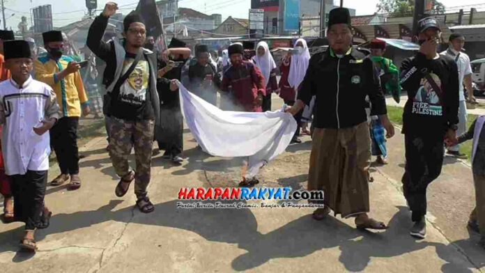 Aksi Bela Palestina di Banjarsari
