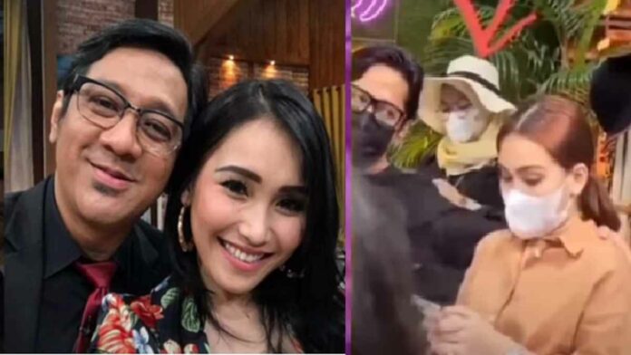 Andre Taulany Rangkul Ayu Ting Ting