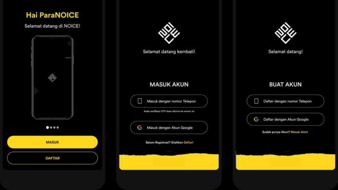 Aplikasi Audio Streaming NOICE, Download Secara Gratis Fitur Lengkap