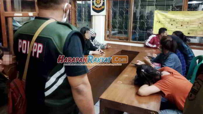 Asyik Pesta Miras, 9 Anak Jalanan Diciduk Satpol PP Ciamis