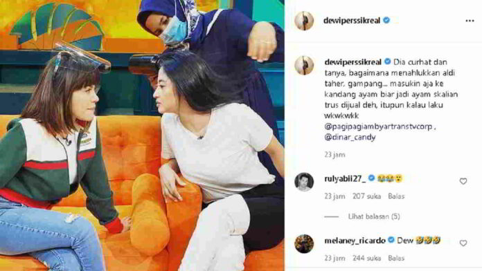 Dinar Candy Muak Ketemu Aldi Taher, Hingga Curhat Ke Dewi Persik