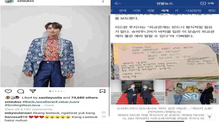 Diplomasi Batik Ala Gubernur Jabar Disukai Publik Korea Selatan