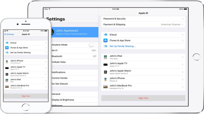 Logout iCloud iPhone